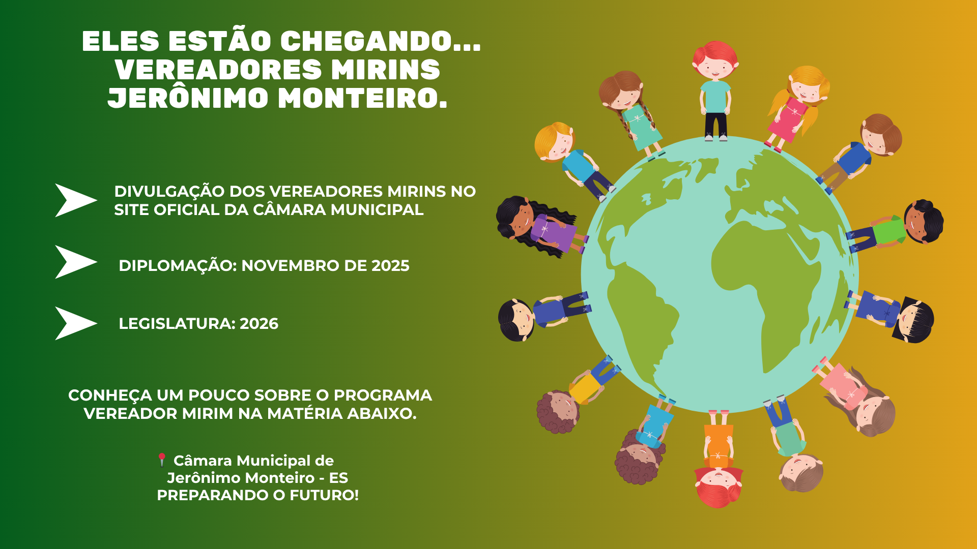 Programa “Vereador Mirim” – Jerônimo Monteiro-ES