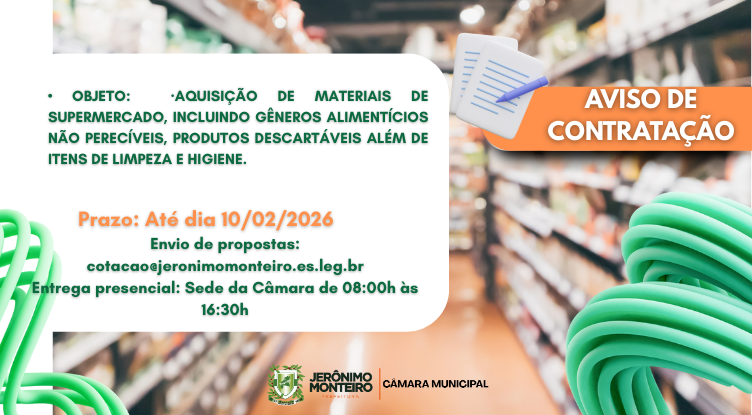 Aviso de Contratação